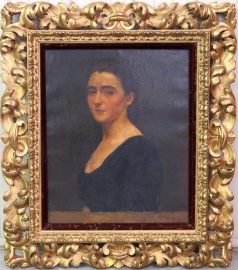 1923 FRENCH PORTRAIT YOUNG LADY