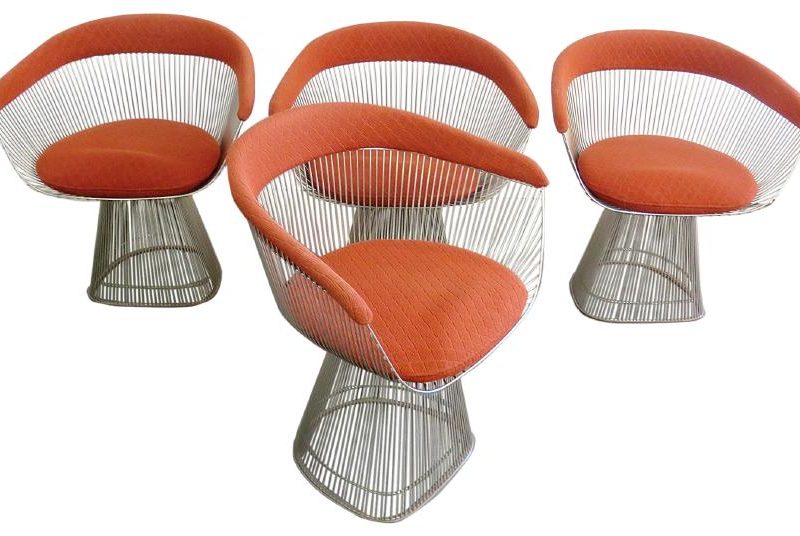 4 Warren Platner for Knoll Club Chairs