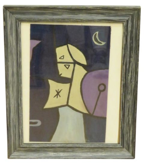 Klee Abstract Oil Painting